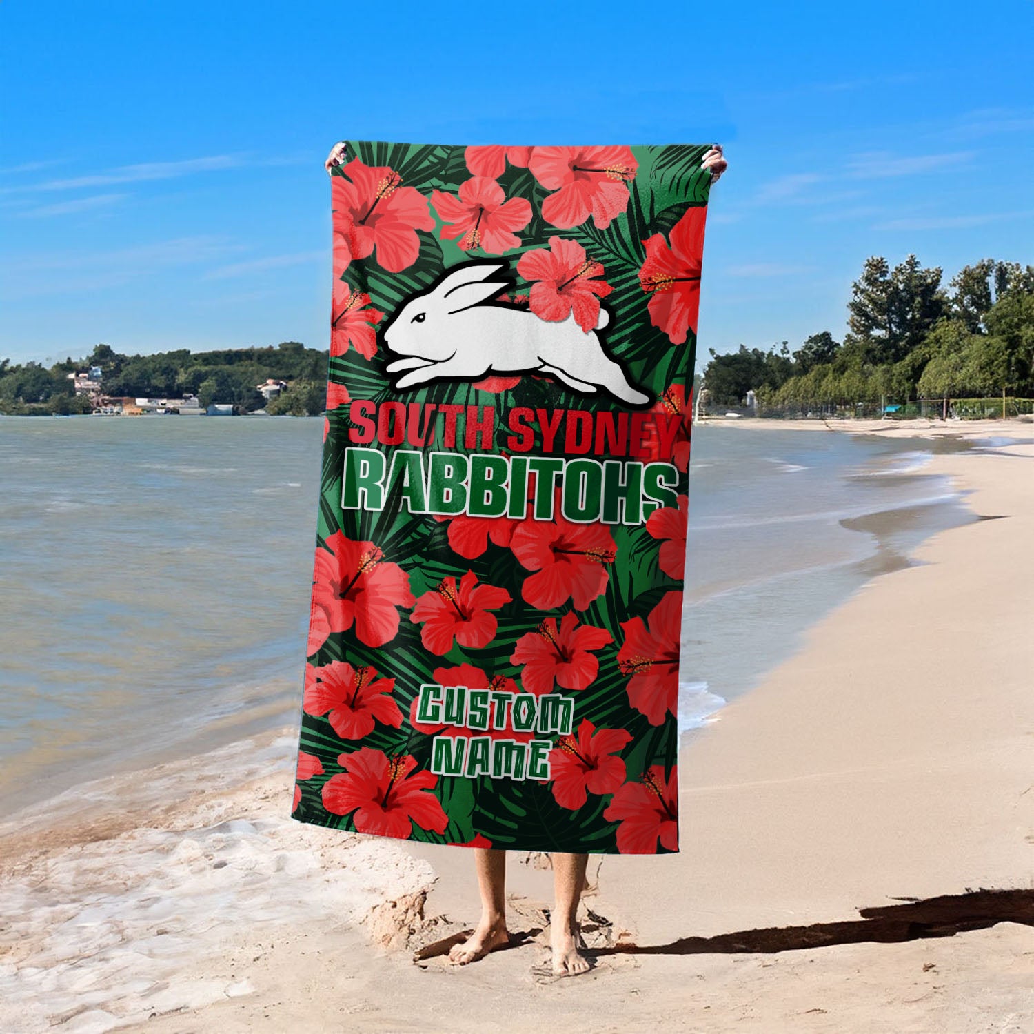 SOU Personalized Custom Pool Travel Beach and Bath Towels 7