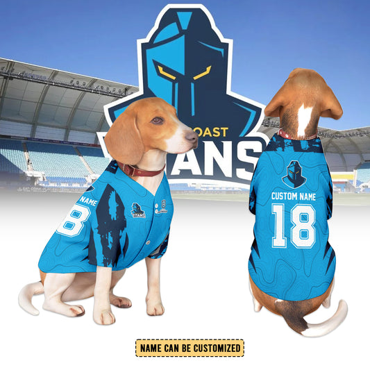 GLD Personalized Custom Pet Baseball Jersey 6