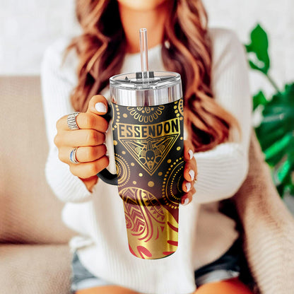 ESS Personalized Custom 40oz 30oz Stainless Steel Tumbler With Handle