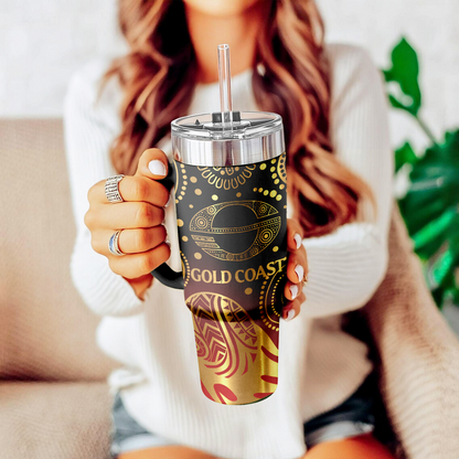 GCS Personalized Custom 40oz 30oz Stainless Steel Tumbler With Handle