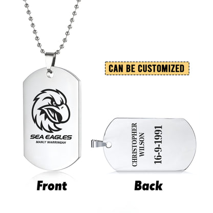 MAN Personalized Custom Necklace Dog Tag