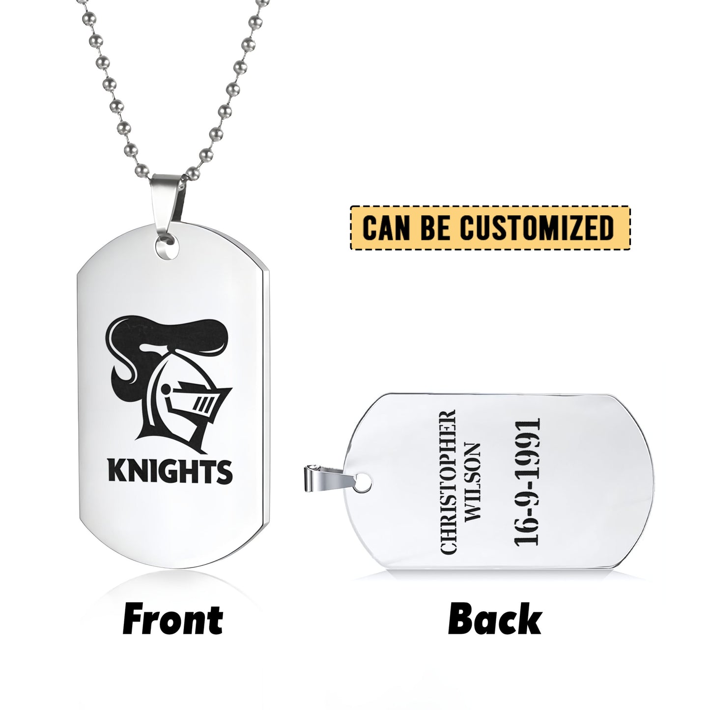 NEW Personalized Custom Necklace Dog Tag
