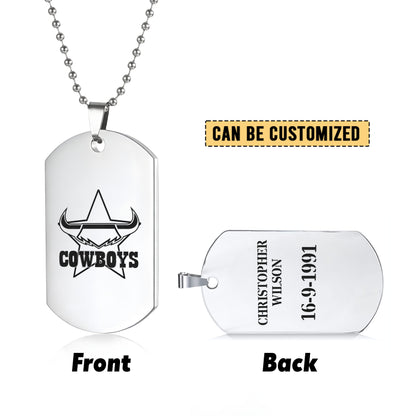 NQL Personalized Custom Necklace Dog Tag