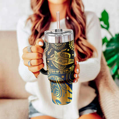 CRO Personalized Custom 40oz 30oz Stainless Steel Tumbler With Handle 3