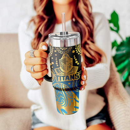 GLD Personalized Custom 40oz 30oz Stainless Steel Tumbler With Handle 3