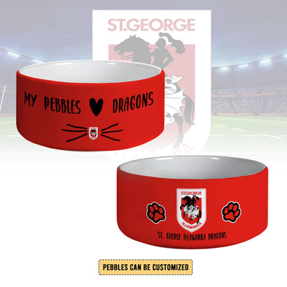 STG Personalized Custom Ceramic Pet Bowl 2