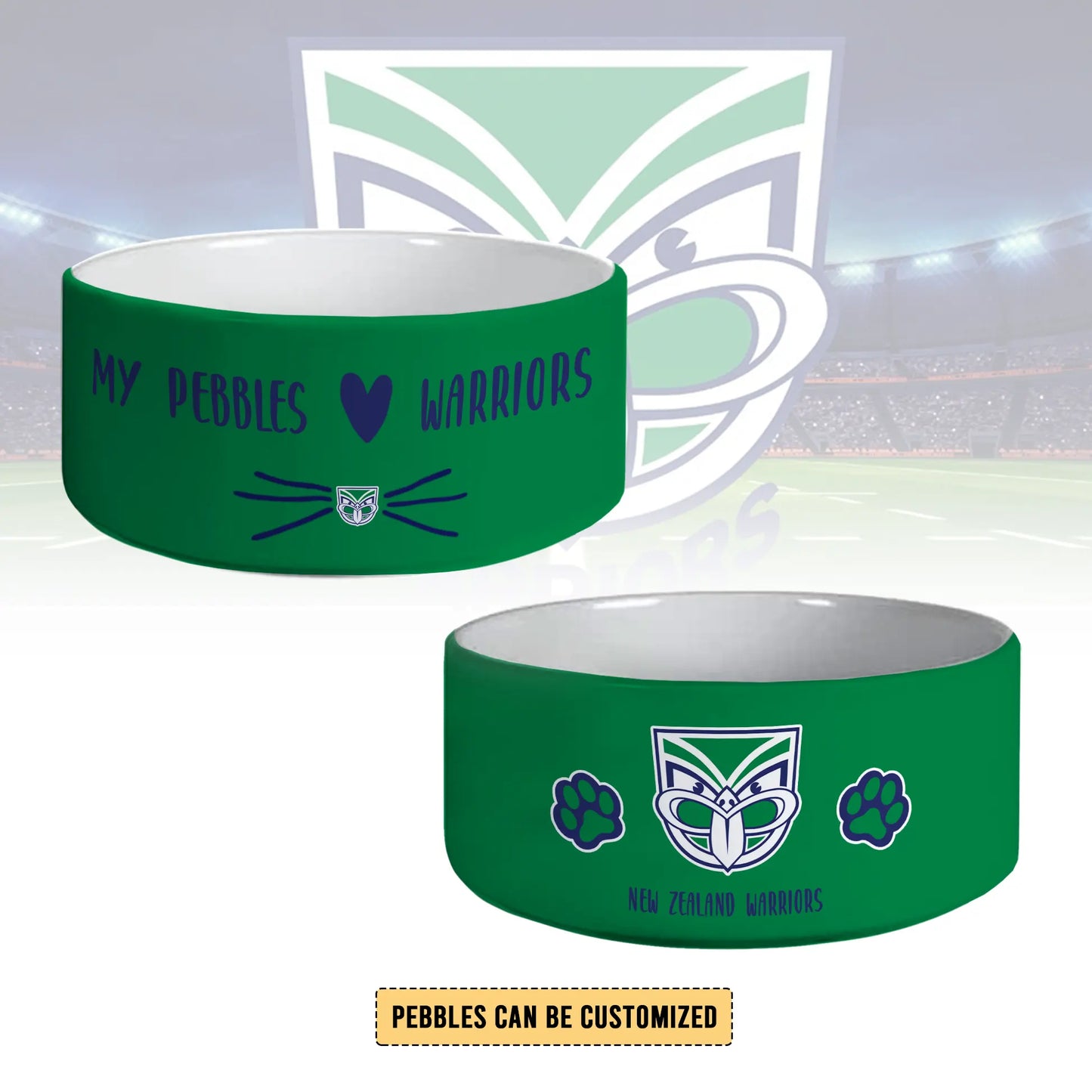 NZL Personalized Custom Ceramic Pet Bowl 2