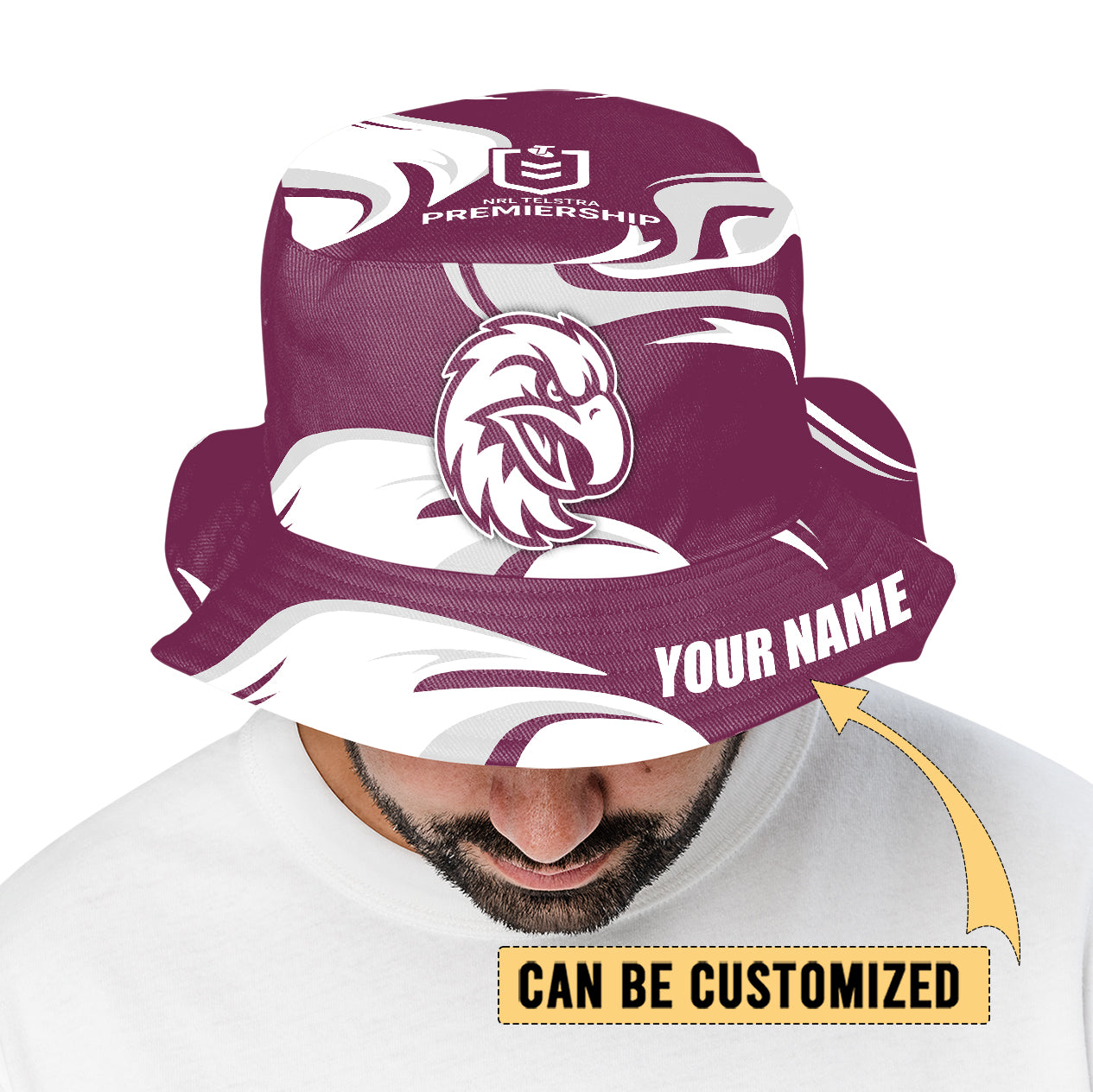 MAN Personalized Custom Bucket Hat 13