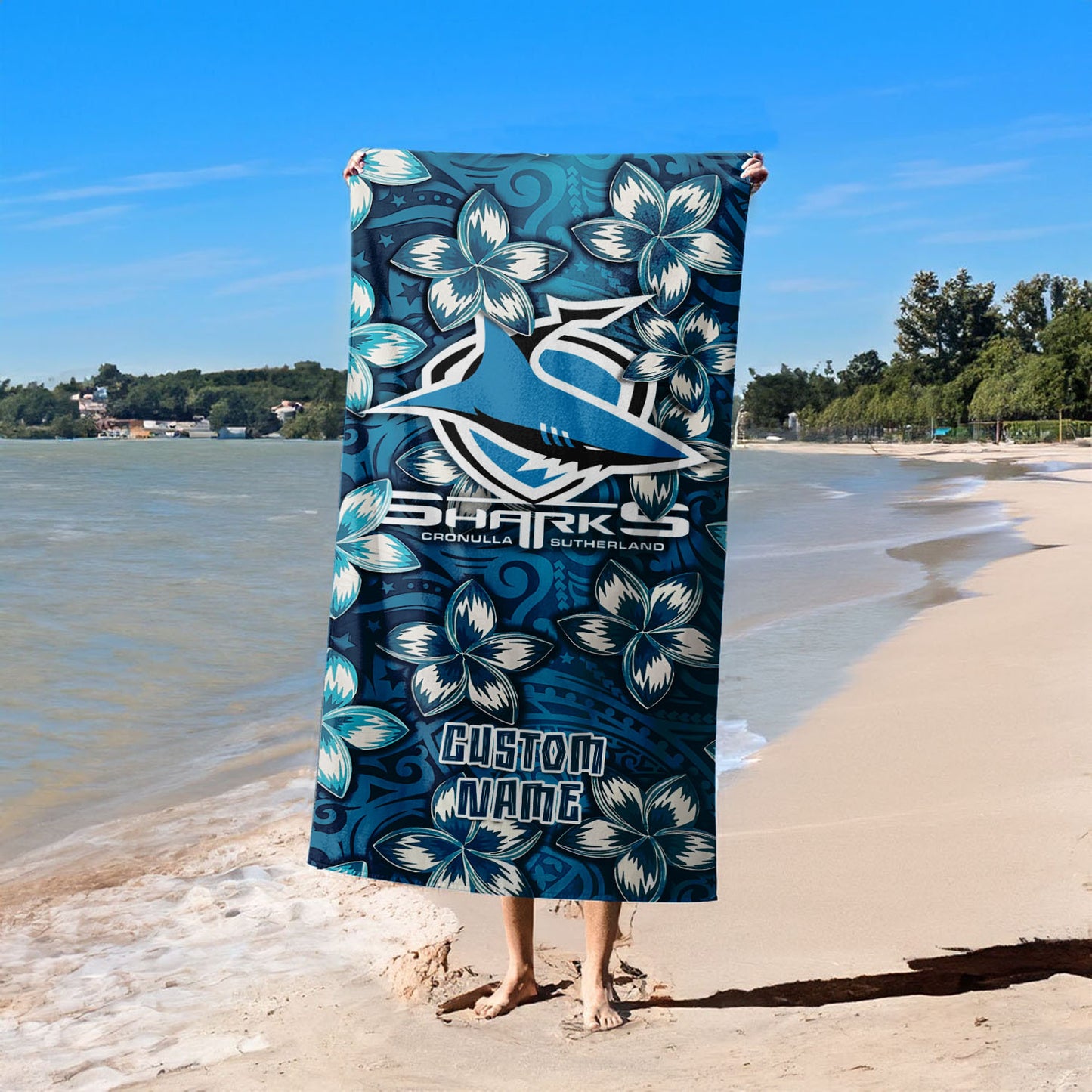 CRO Personalized Custom Pool Travel Beach and Bath Towels 7