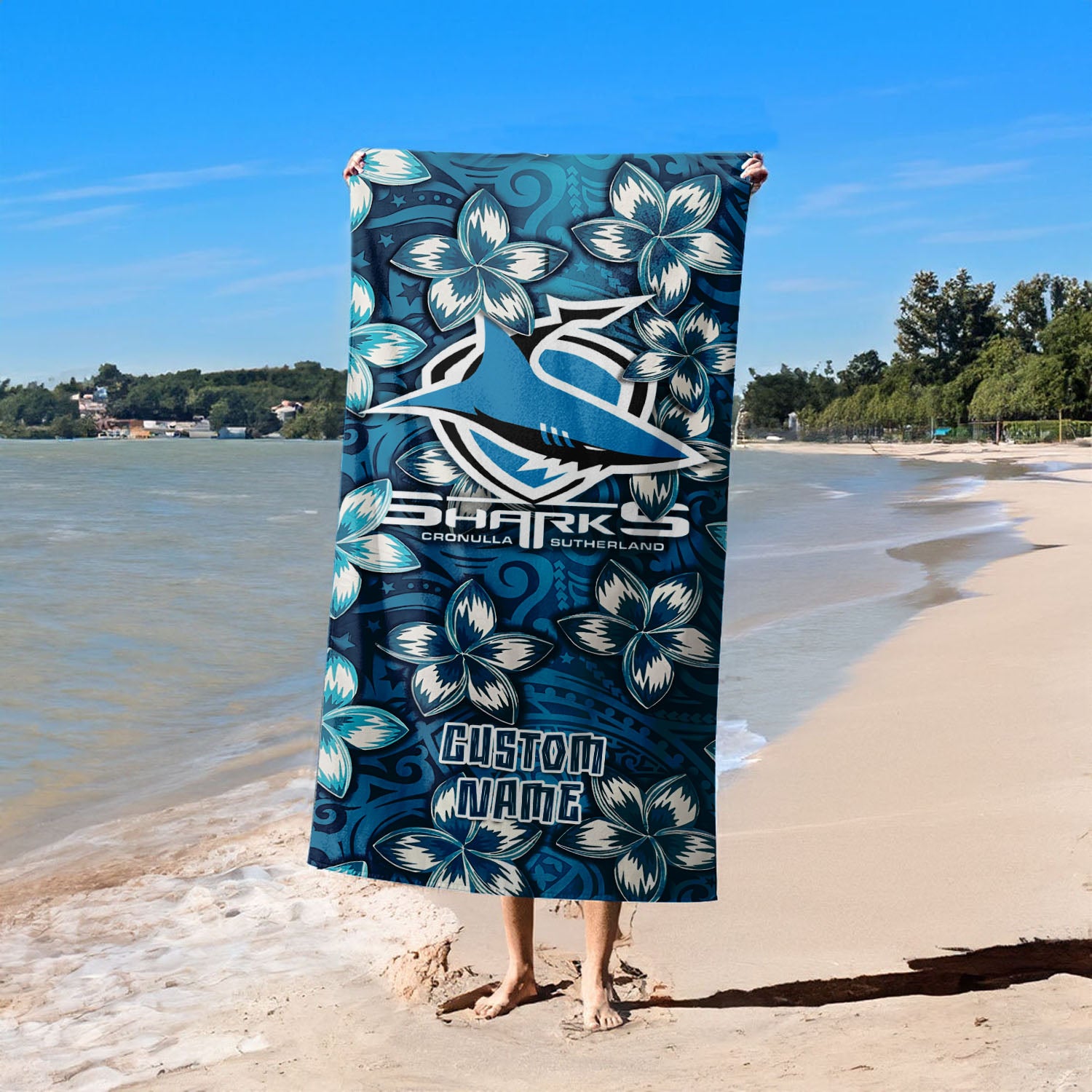 CRO Personalized Custom Pool Travel Beach and Bath Towels 7