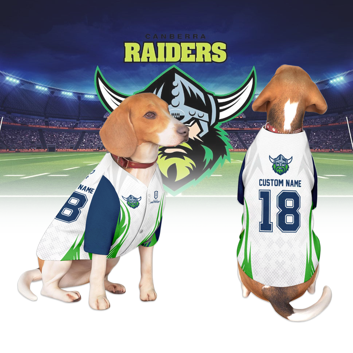 CAN Personalized Custom Pet Baseball Jersey 3
