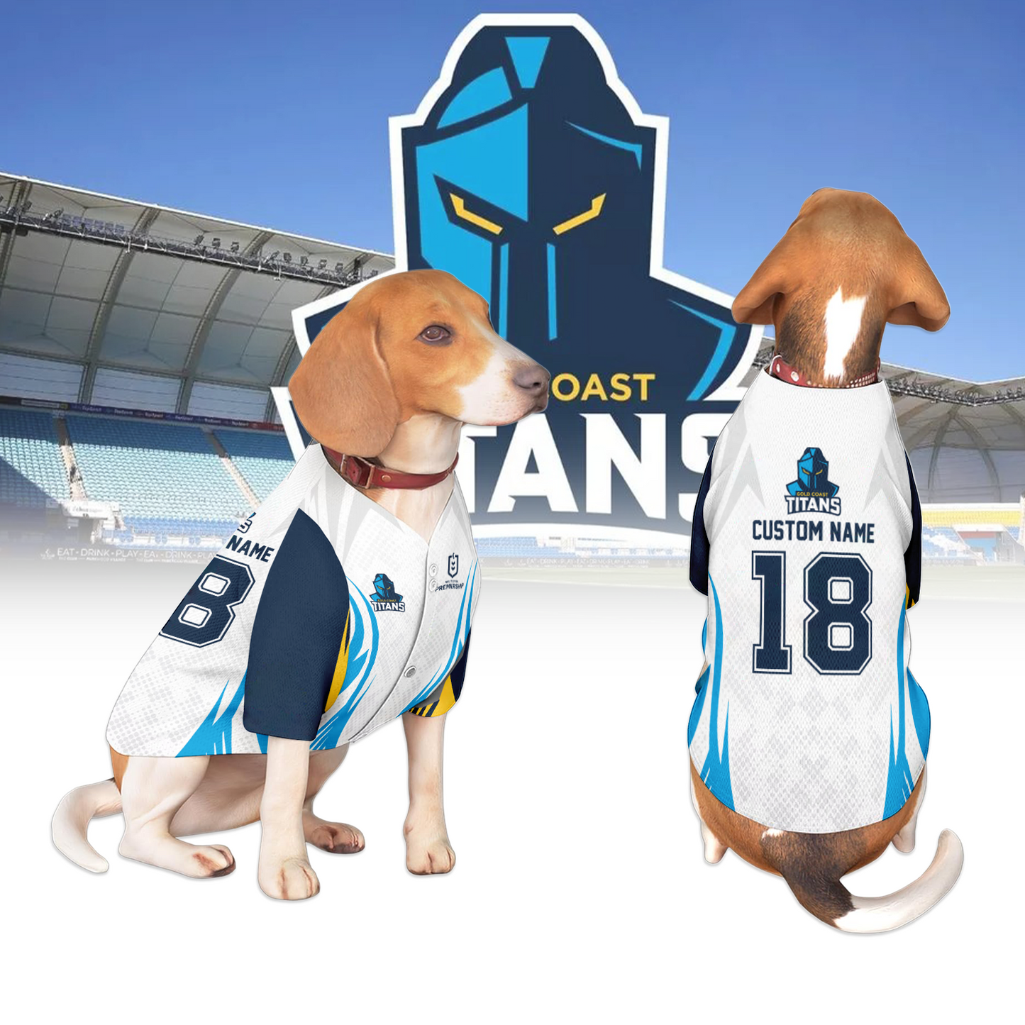 GLD Personalized Custom Pet Baseball Jersey 3