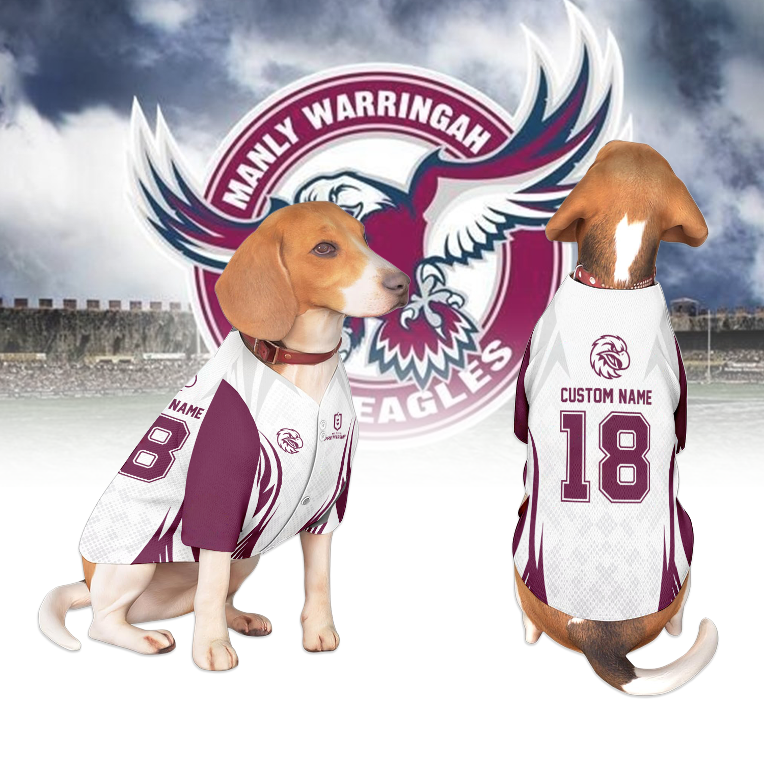 MAN Personalized Custom Pet Baseball Jersey 3