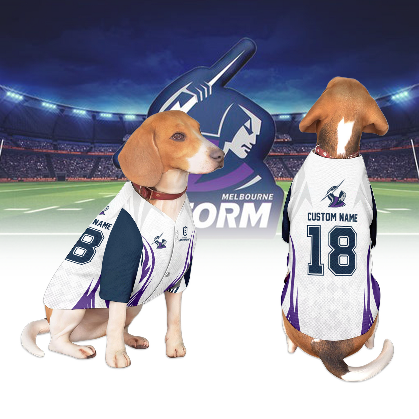 MEL Personalized Custom Pet Baseball Jersey 3