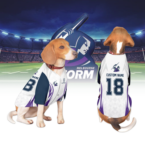 MEL Personalized Custom Pet Baseball Jersey 3