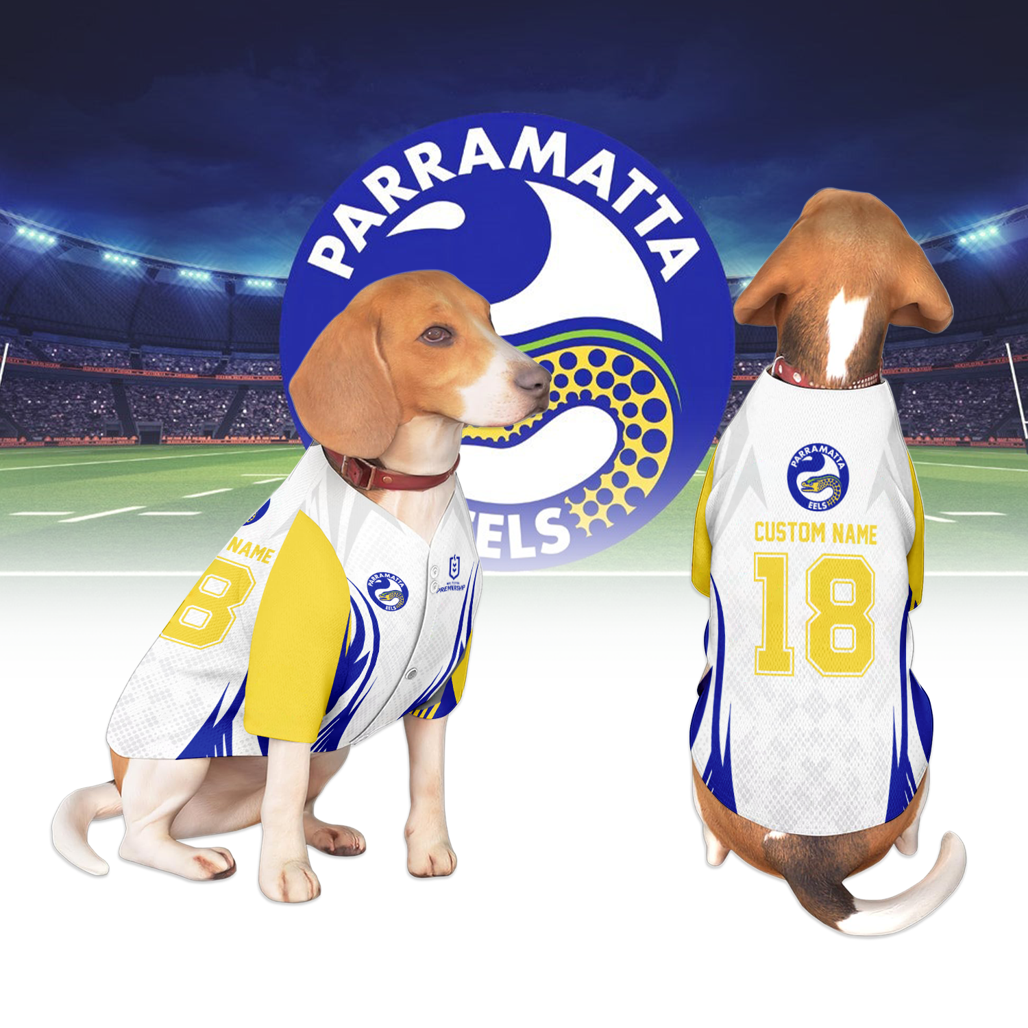 PAR Personalized Custom Pet Baseball Jersey 3