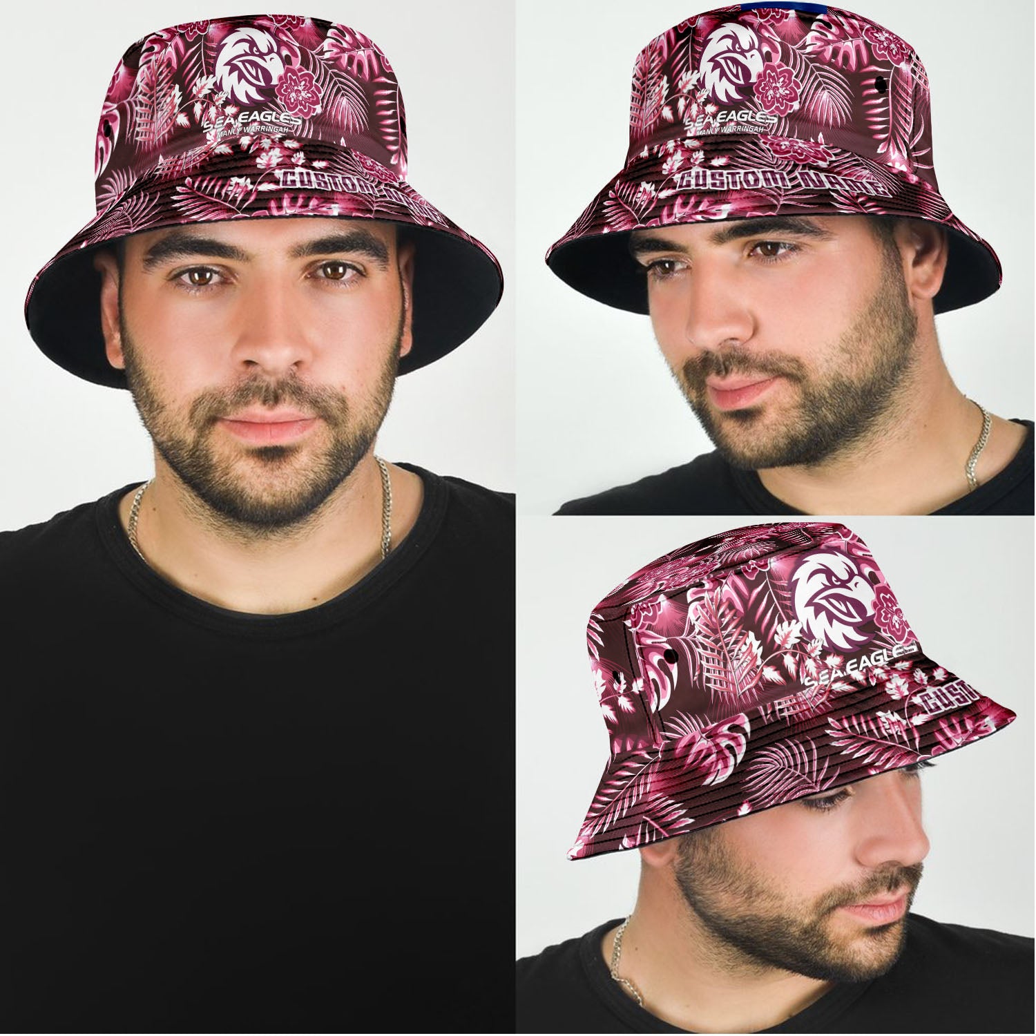 MAN Sports Personalized Custom Bucket Hat 3