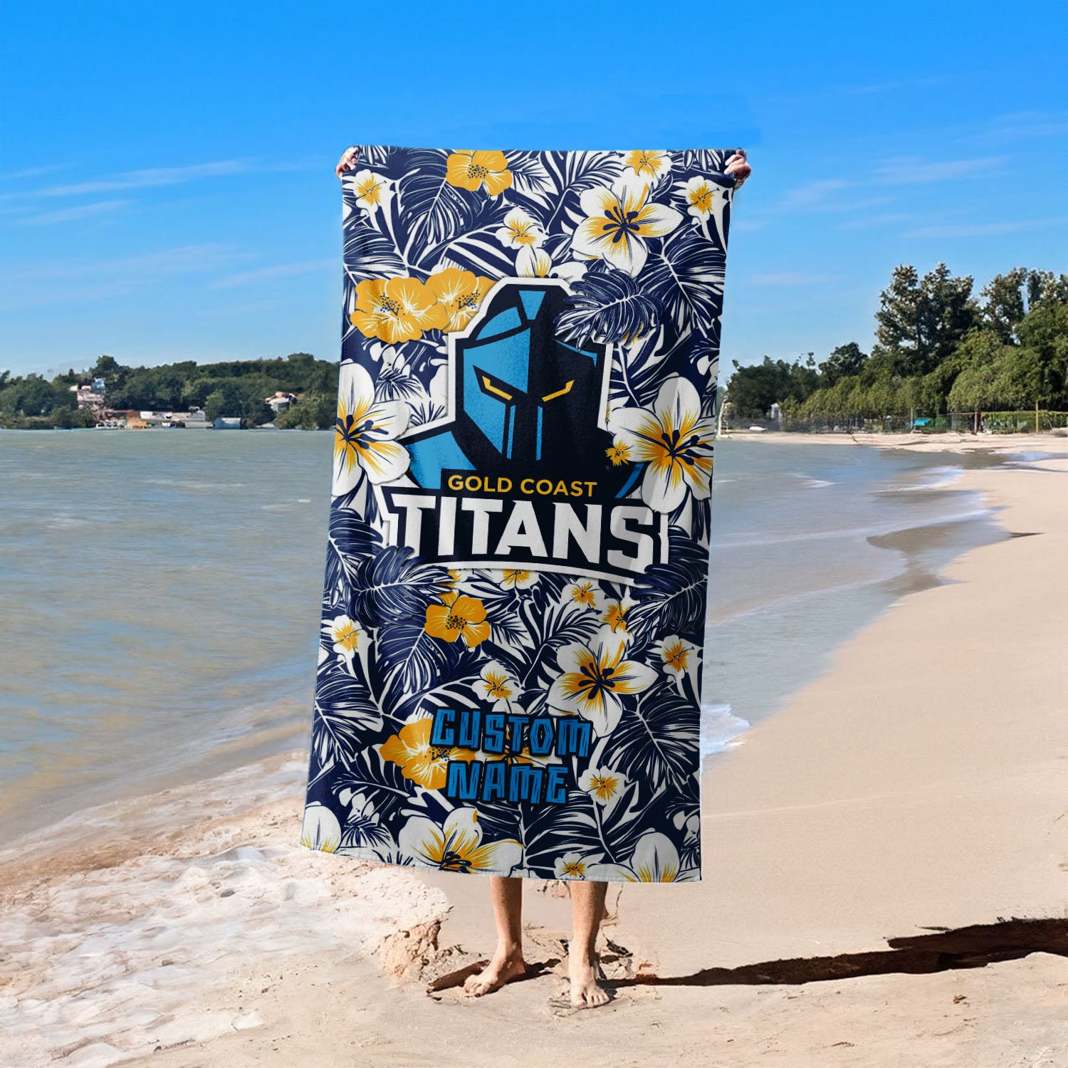 GLD Personalized Custom Pool Travel Beach and Bath Towels 7