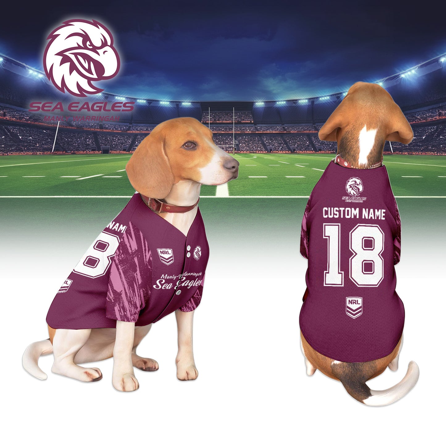 MAN Personalized Custom Pet Baseball Jersey 5