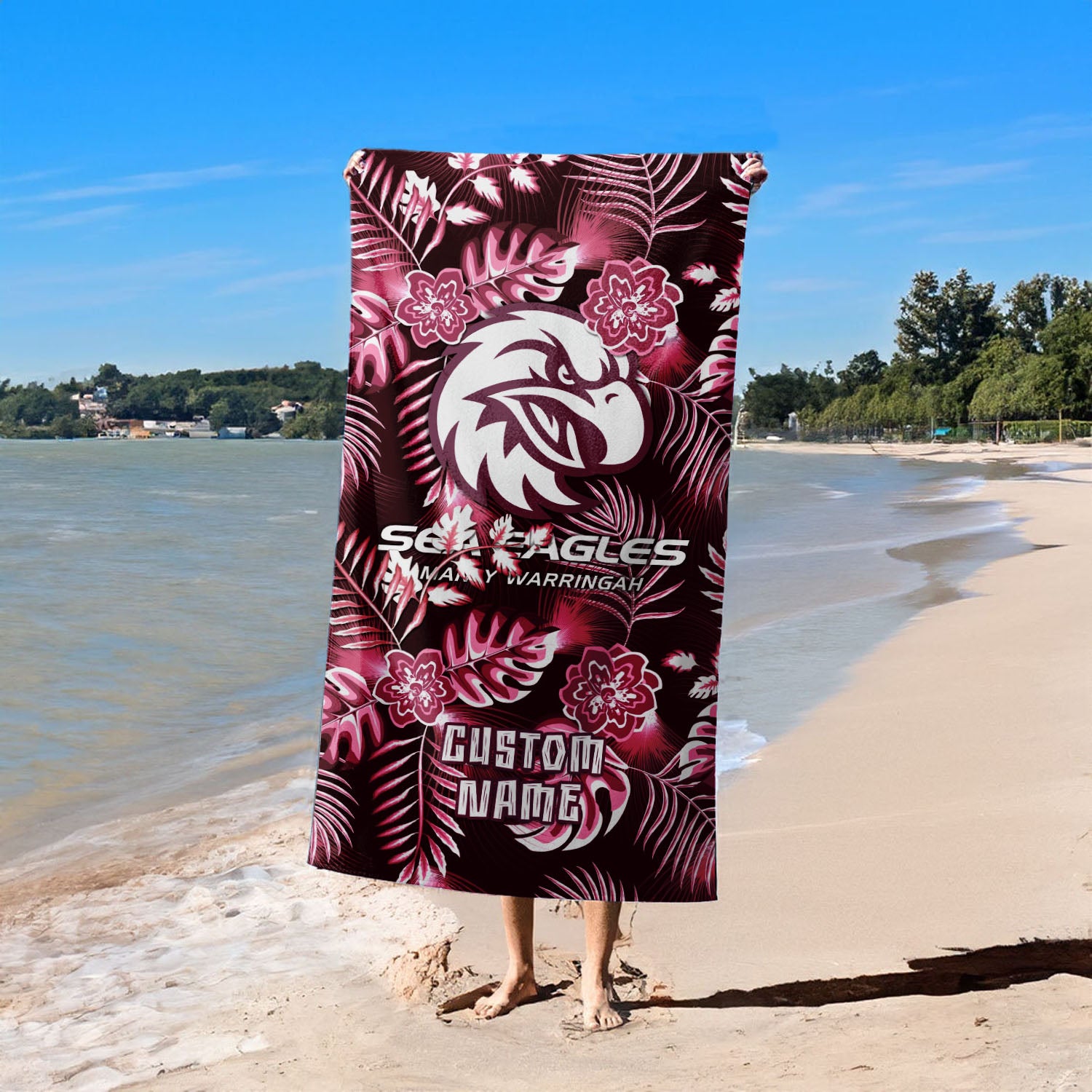 MAN Personalized Custom Pool Travel Beach and Bath Towels 7