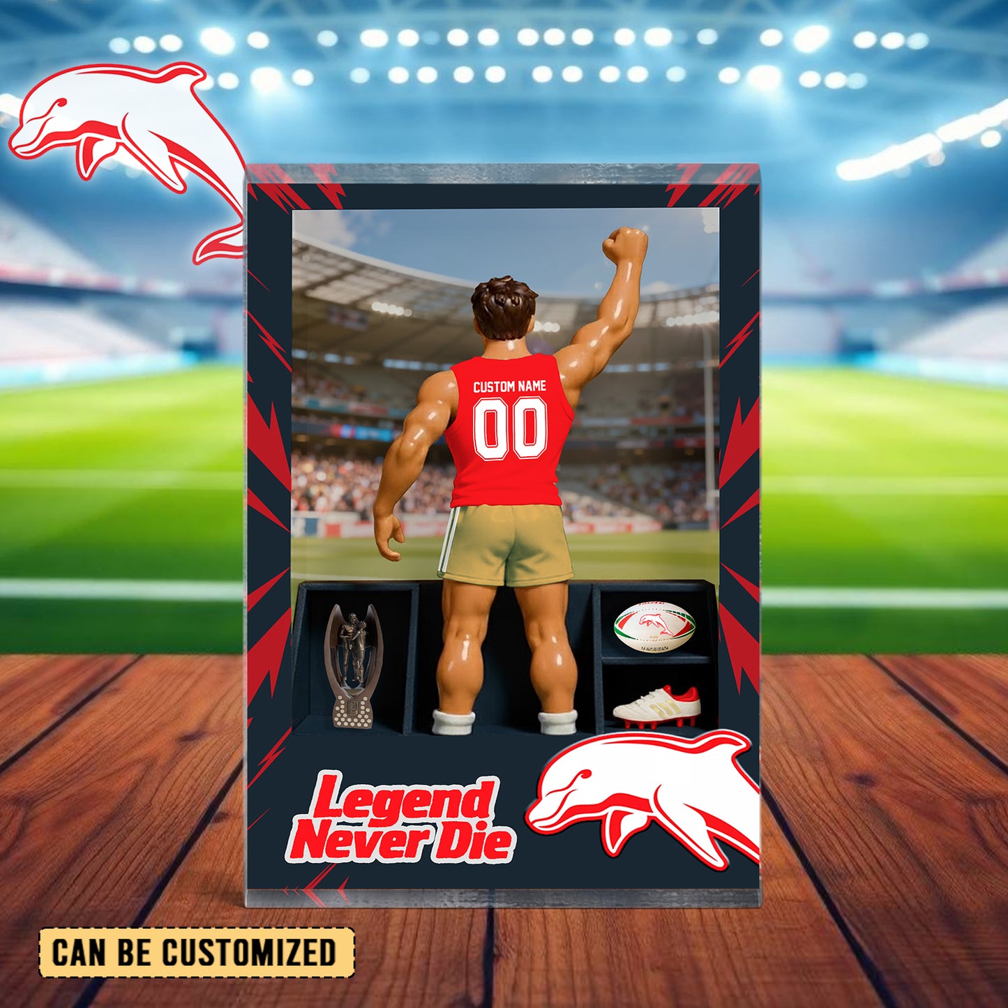 DOL Personalized Custom Sports Acrylic Block Plaque 2