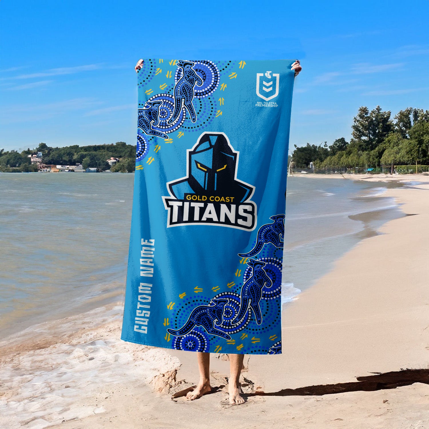 GLD Personalized Custom Pool Travel Beach and Bath Towels 10