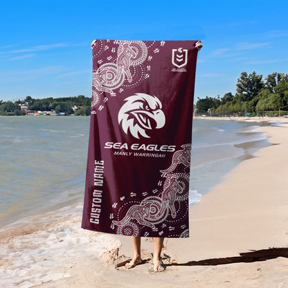 MAN Personalized Custom Pool Travel Beach and Bath Towels 10