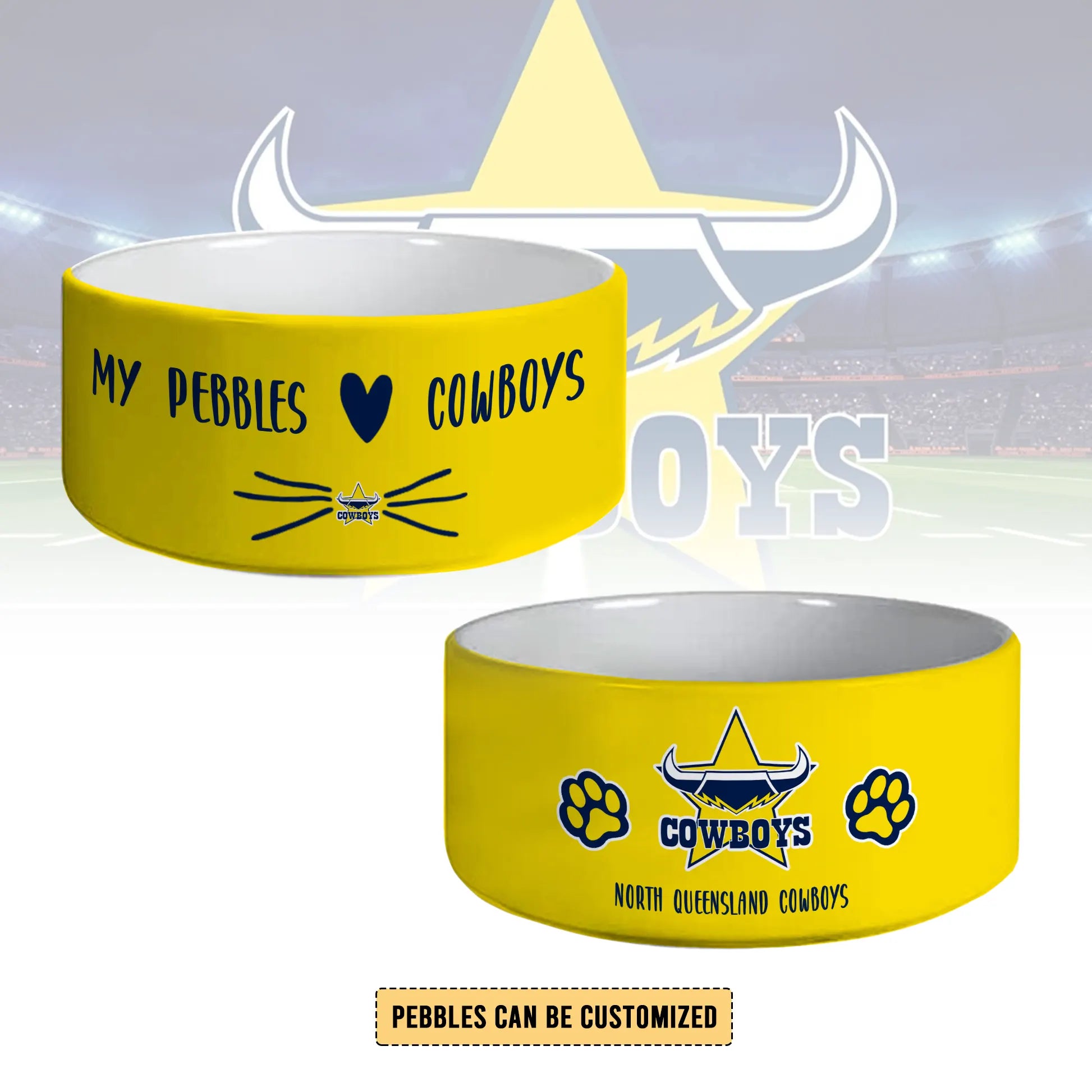 NQL Personalized Custom Ceramic Pet Bowl 1