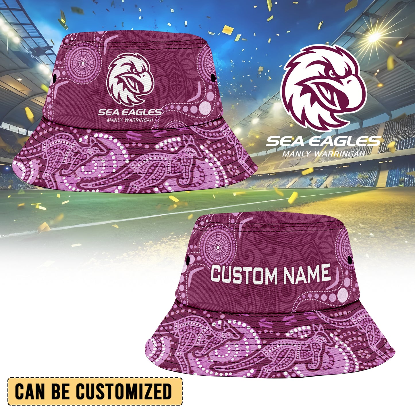 MAN Personalized Custom Bucket Hat 12