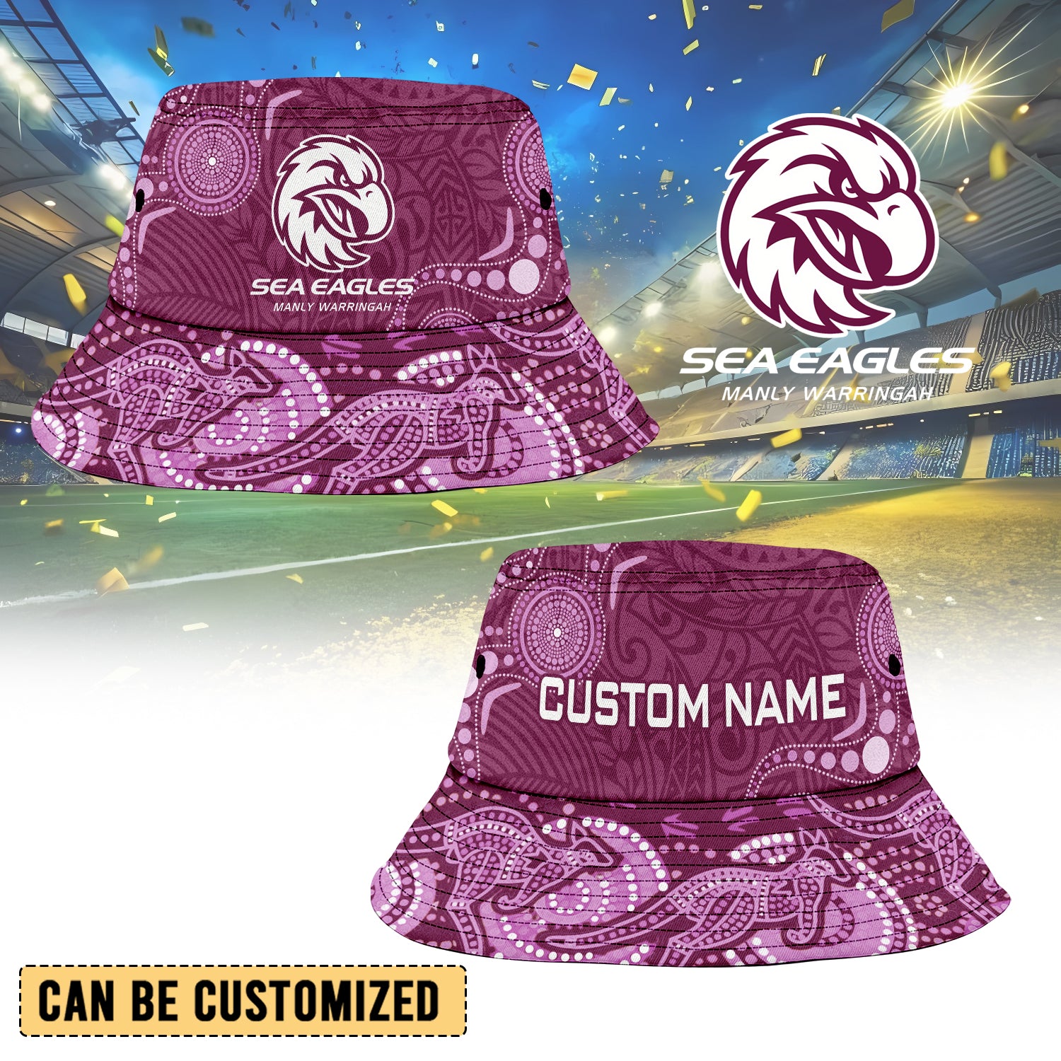 MAN Personalized Custom Bucket Hat 12