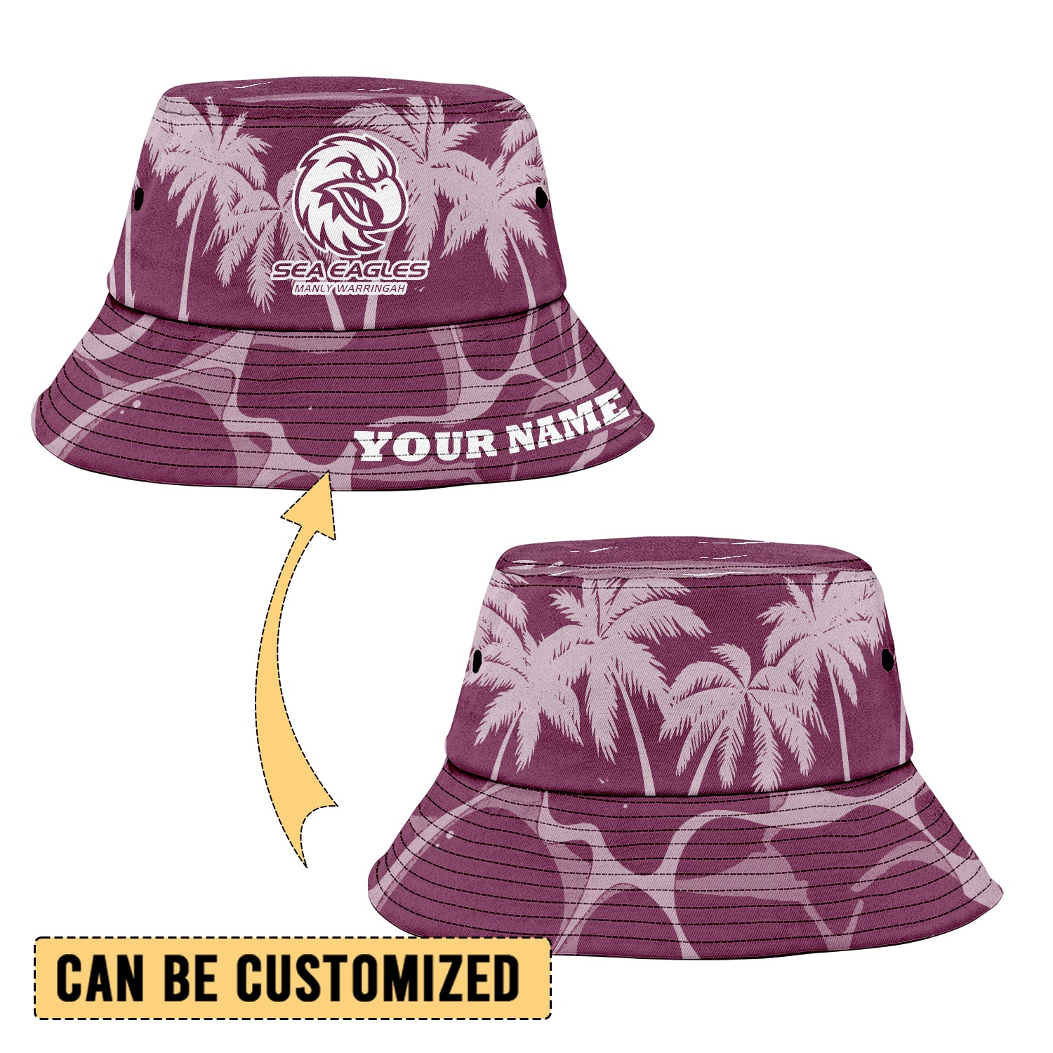 MAN Personalized Custom Bucket Hat