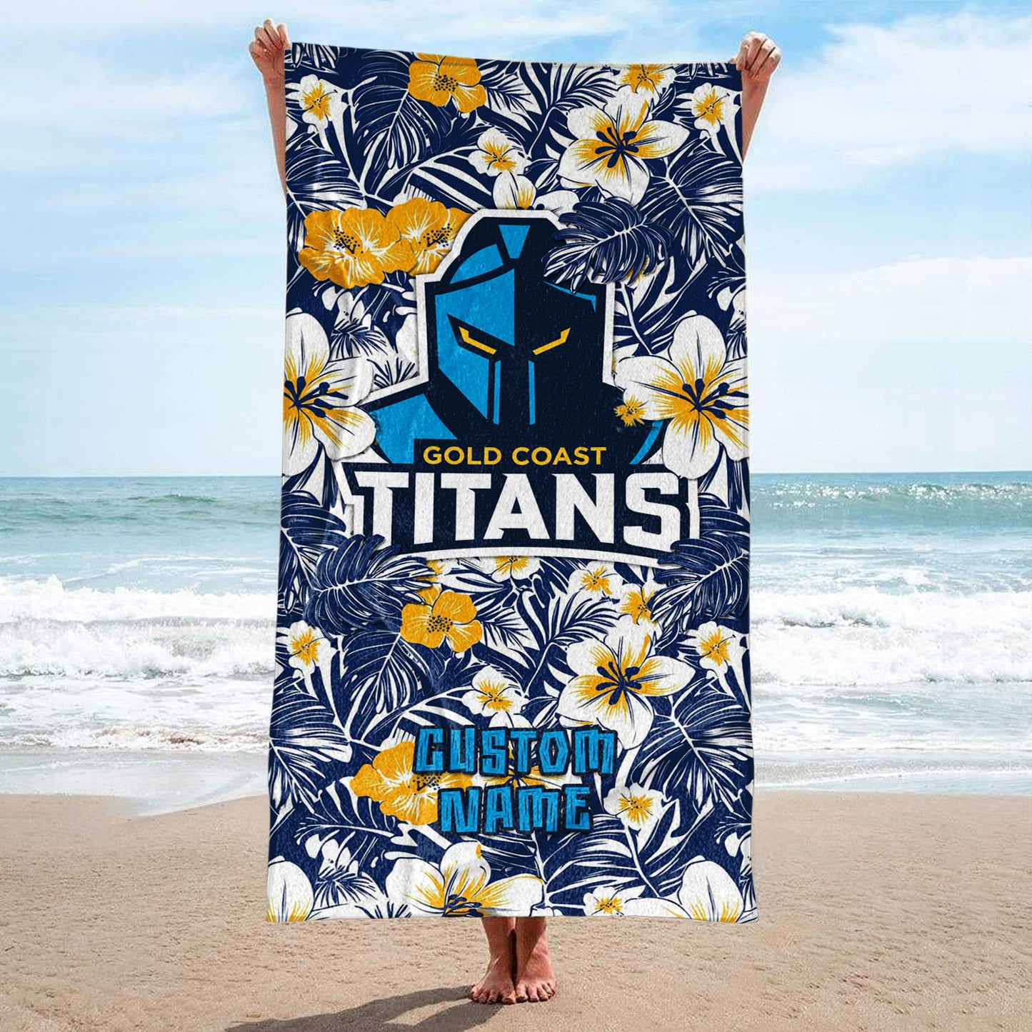 GLD Personalized Custom Pool Travel Beach and Bath Towels 7